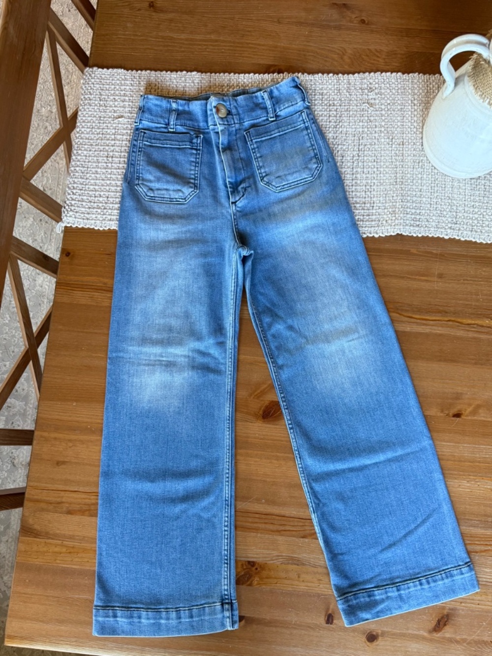Maeve Colette High-Rise Wide-Leg Cropped Jeans - Picture 2 of 13